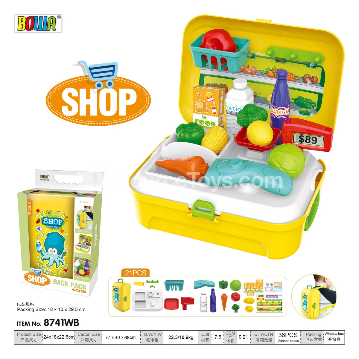 Supermarket Backpack Case