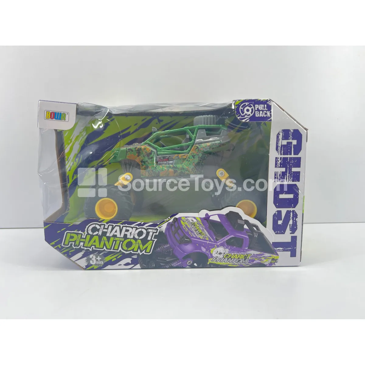 Pull-back 4-wheel alloy car, single pack, graffiti pattern, 2 styles assorted Pull-back 4-wheel alloy car, single pack, graffiti pattern, 2 styles assorted