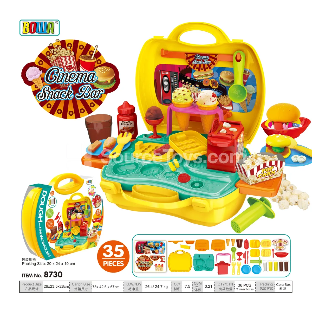 Dessert Play Dough Carry Case Dessert Play Dough Carry Case