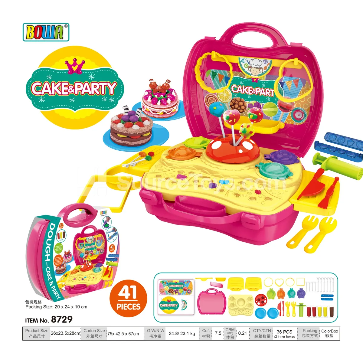 Candy Clay Suitcase Set Candy Clay Suitcase Set