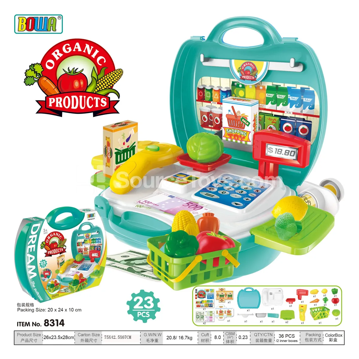 Fruit Supermarket Carry Case