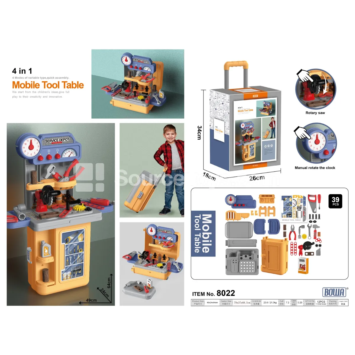 4-in-1 Tool Suitcase