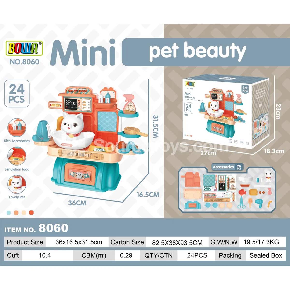 Cute Pet Play Table