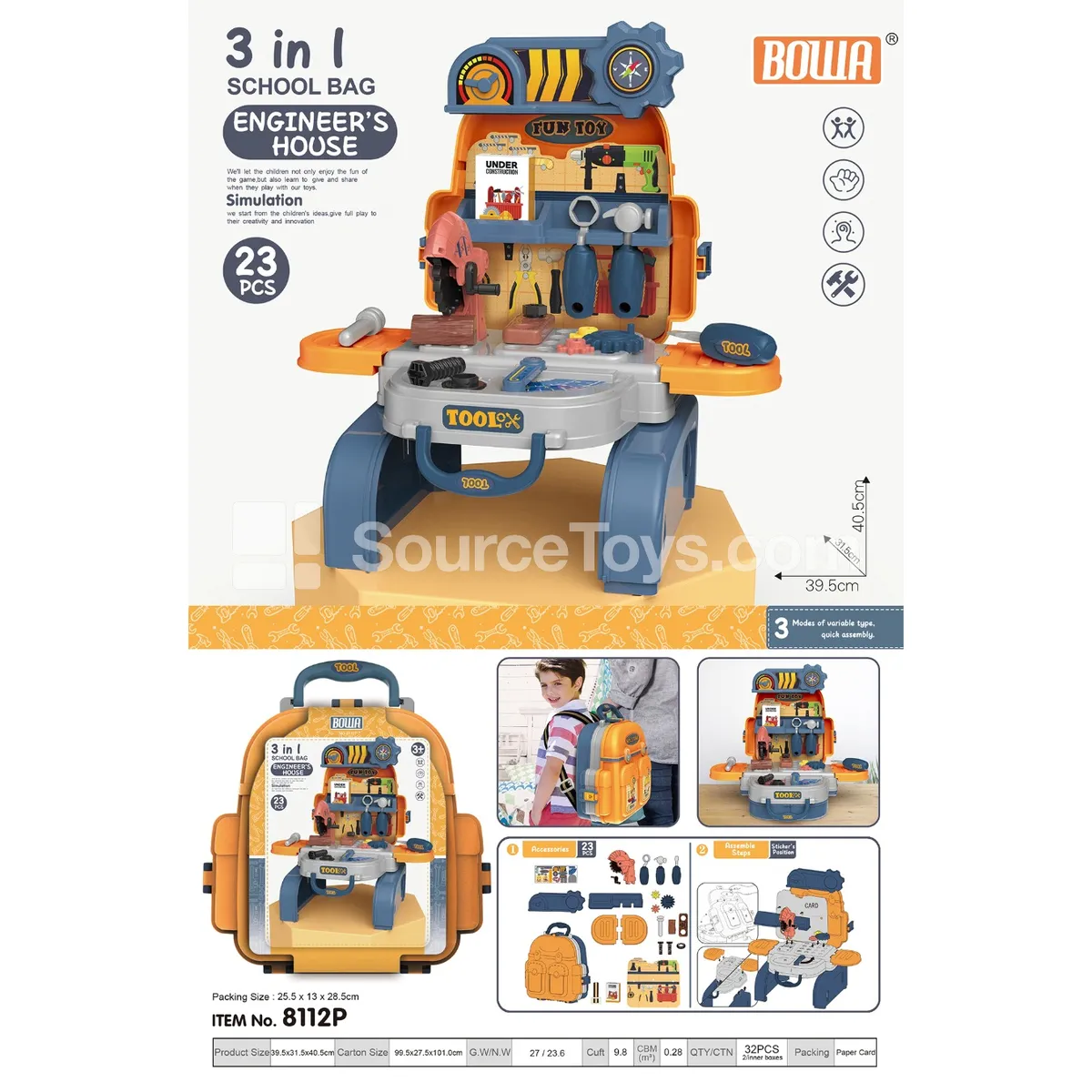 3-in-1 Tool Bag Set 3-in-1 Tool Bag Set