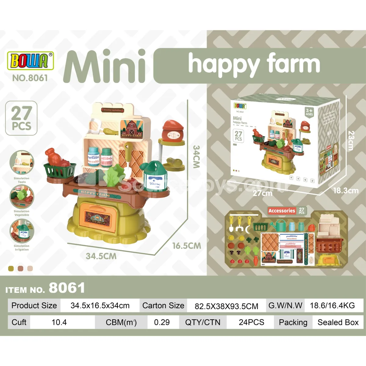 Happy Farm Planting Table