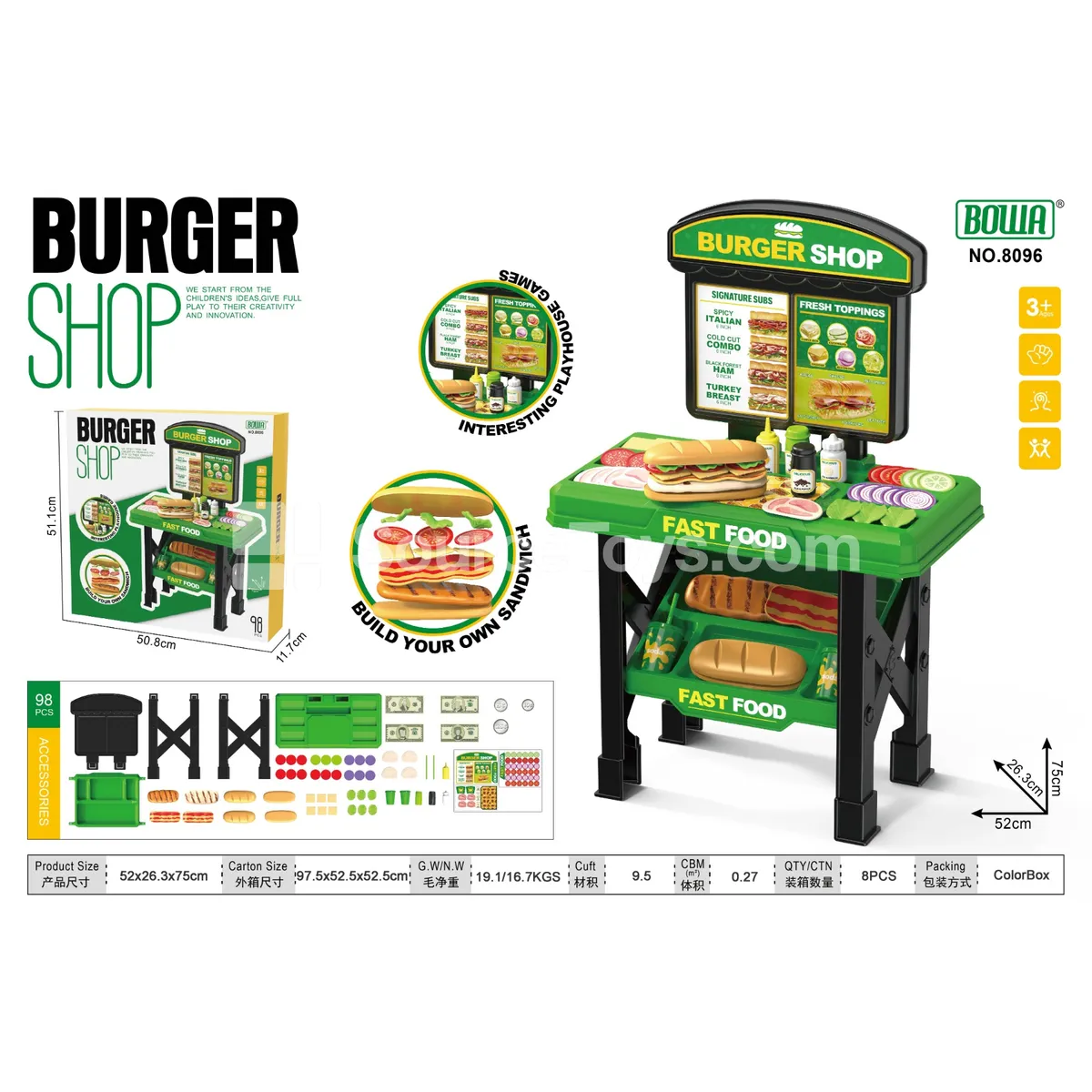 Fast Food Burger Counter Fast Food Burger Counter