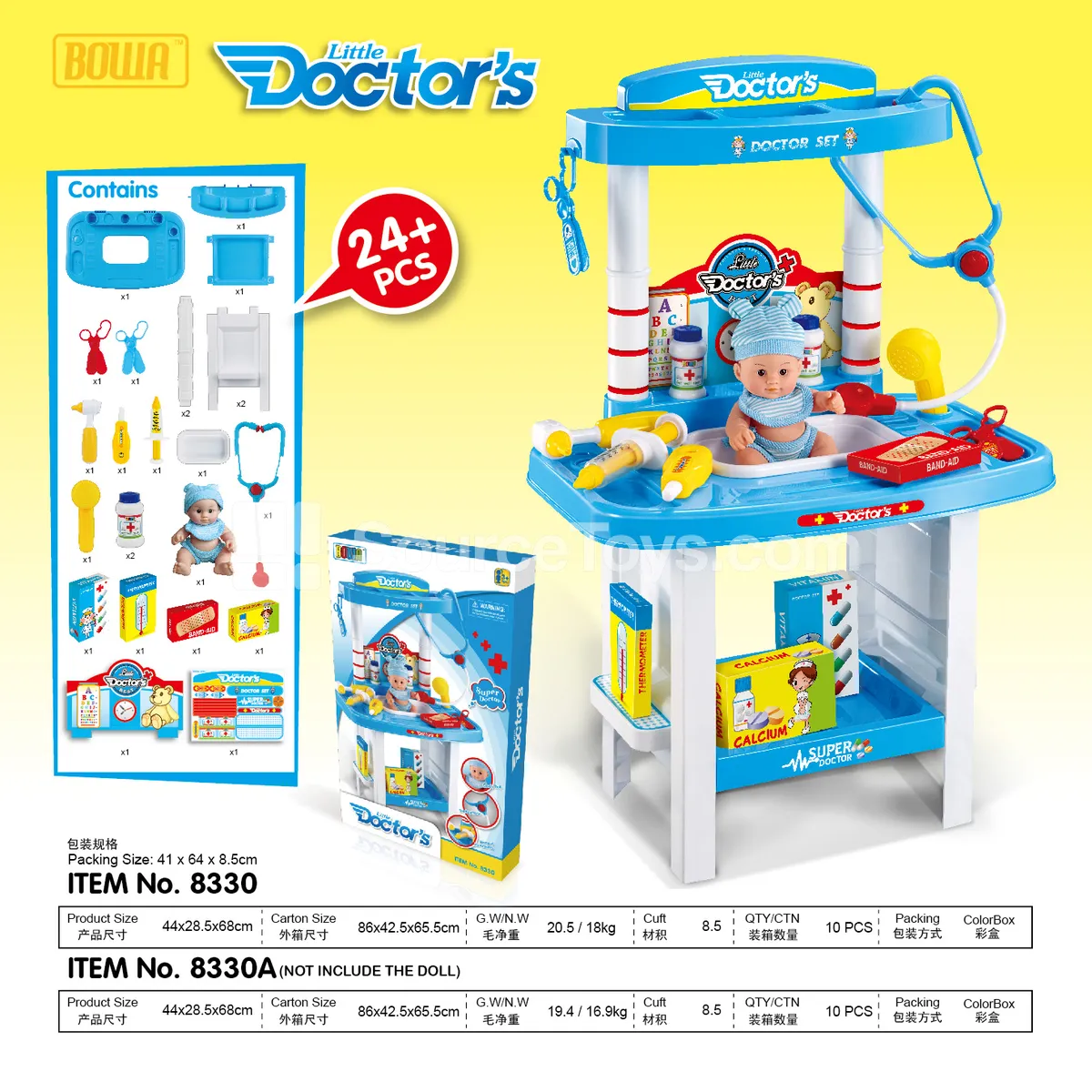 Deluxe Medical Kit Playset with Figure Deluxe Medical Kit Playset with Figure