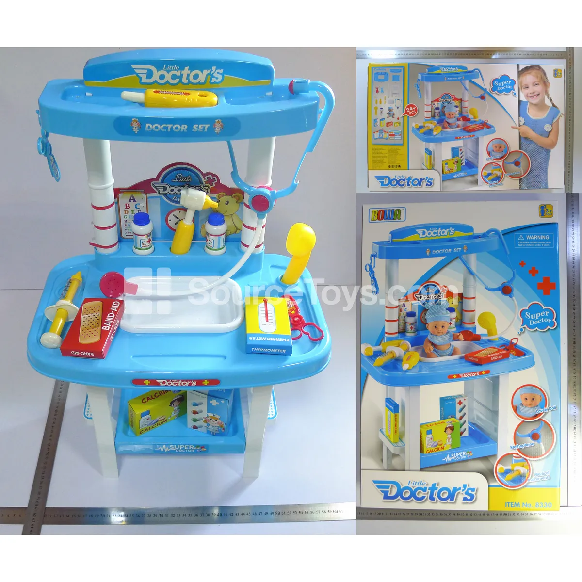 Deluxe Medical Kit Station (Figure Not Included)