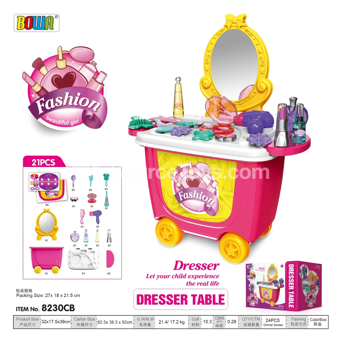 Makeup Barrel Ride-On Toy Makeup Barrel Ride-On Toy