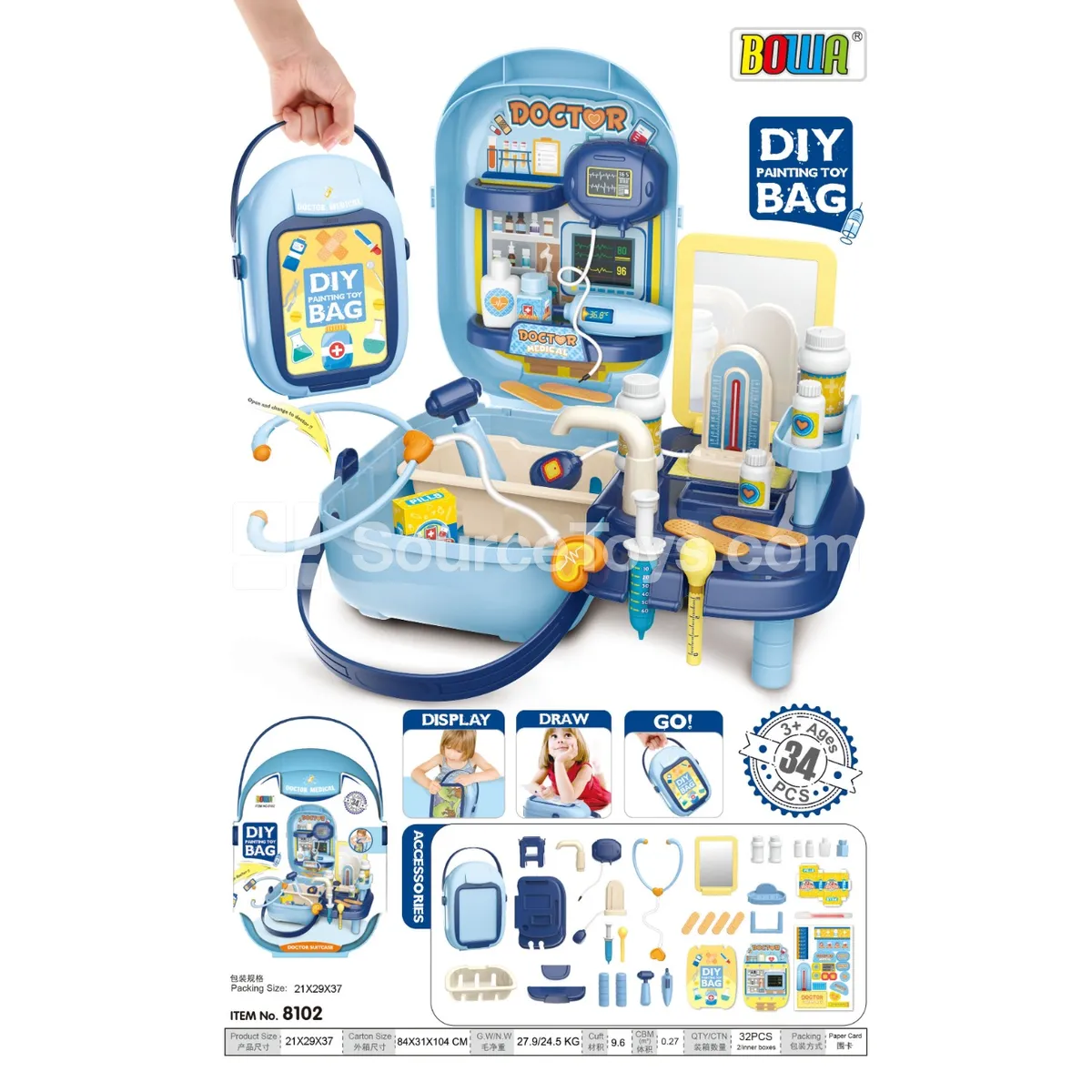 Doctor Play Set Carrying Case Doctor Play Set Carrying Case