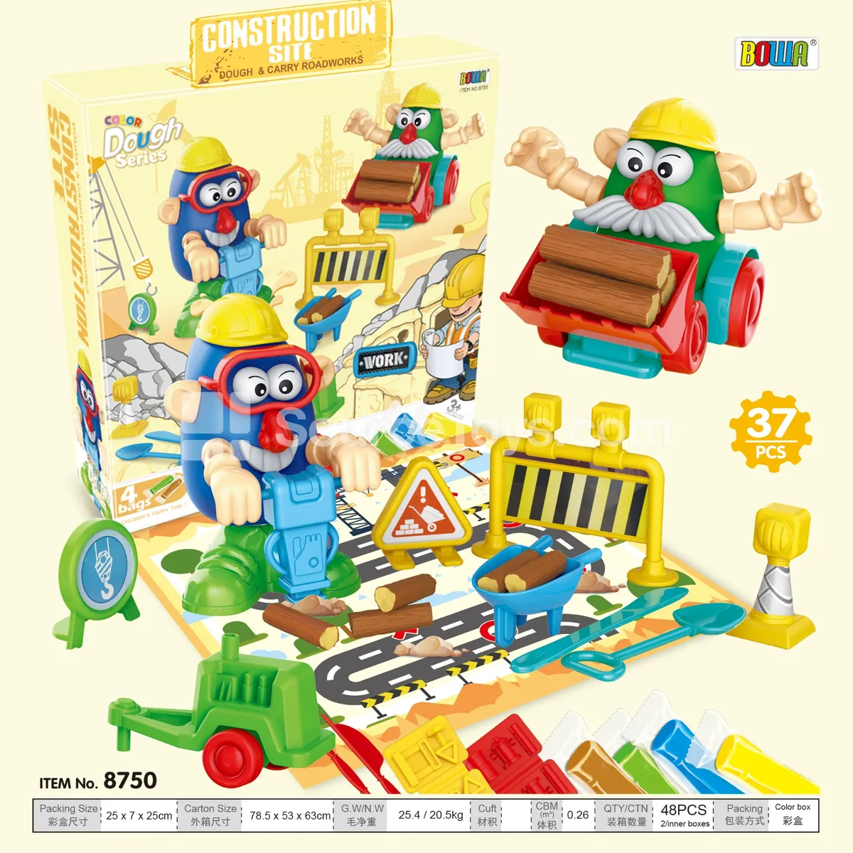 Clay Engineer Playset