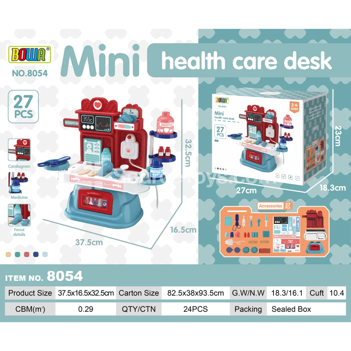 Medical Station Pretend-Play Toy