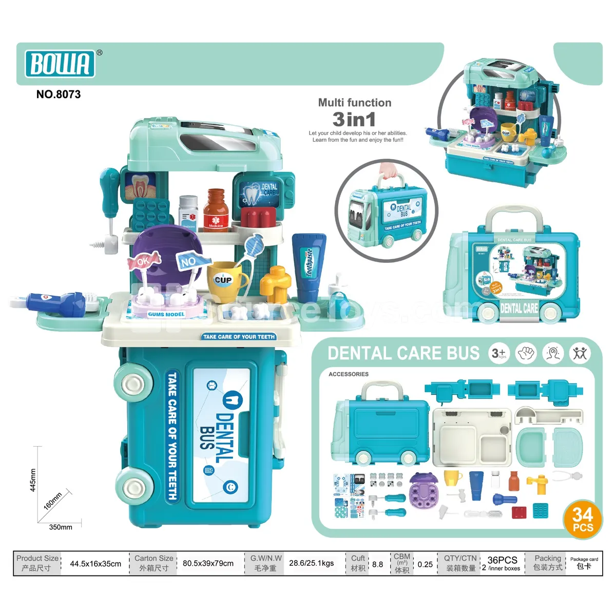 3-in-1 Dentist Bus 3-in-1 Dentist Bus