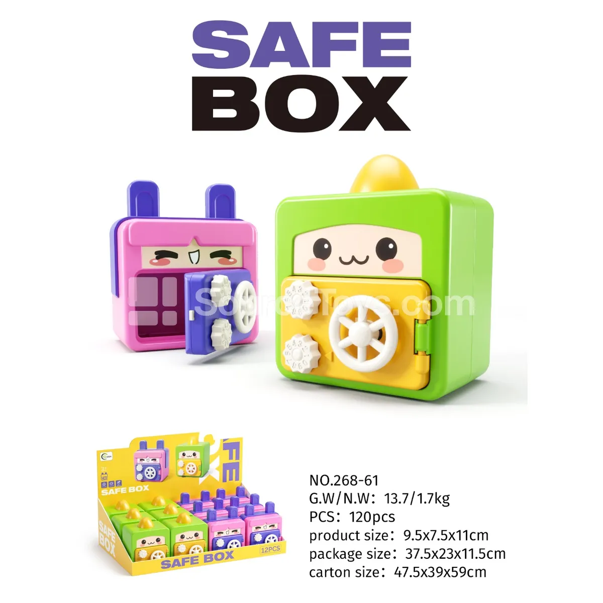 Fun Money Bank with Digital Password Lock (12 PCS) Fun Money Bank with Digital Password Lock (12 PCS)