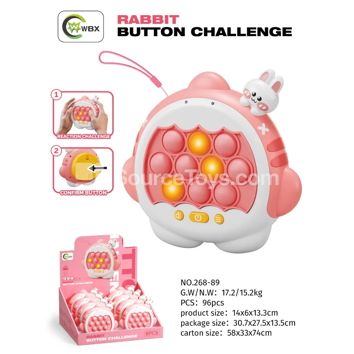Rabbit Push Game Machine (8PCS) Rabbit Push Game Machine (8PCS)