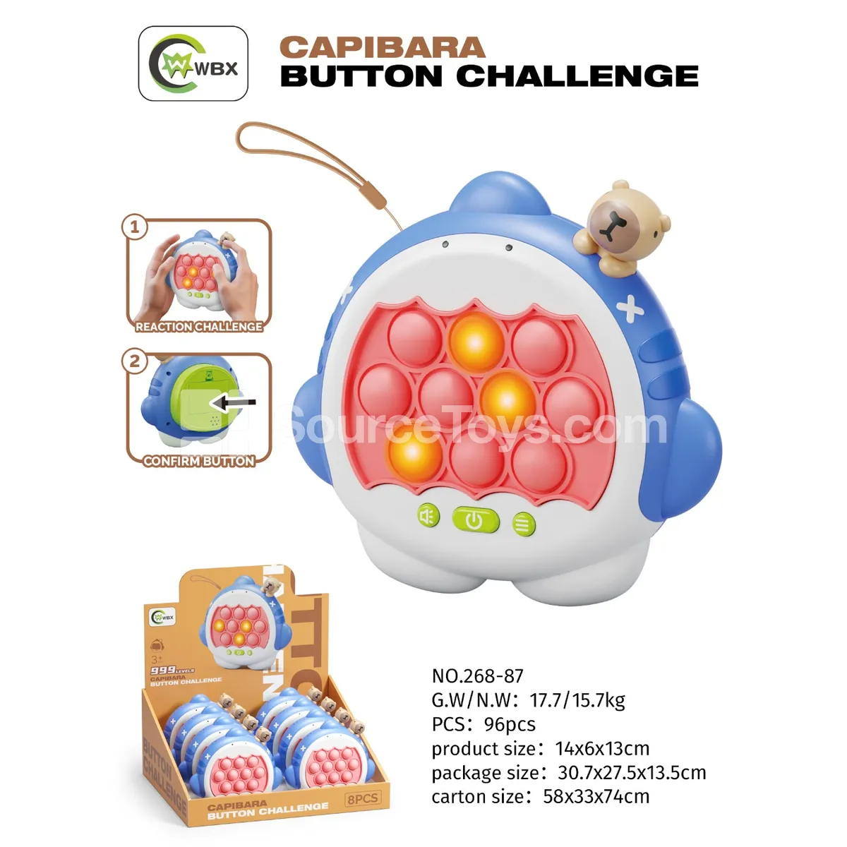 Capybara Speed Push Game Console (8 PCS) Capybara Speed Push Game Console (8 PCS)