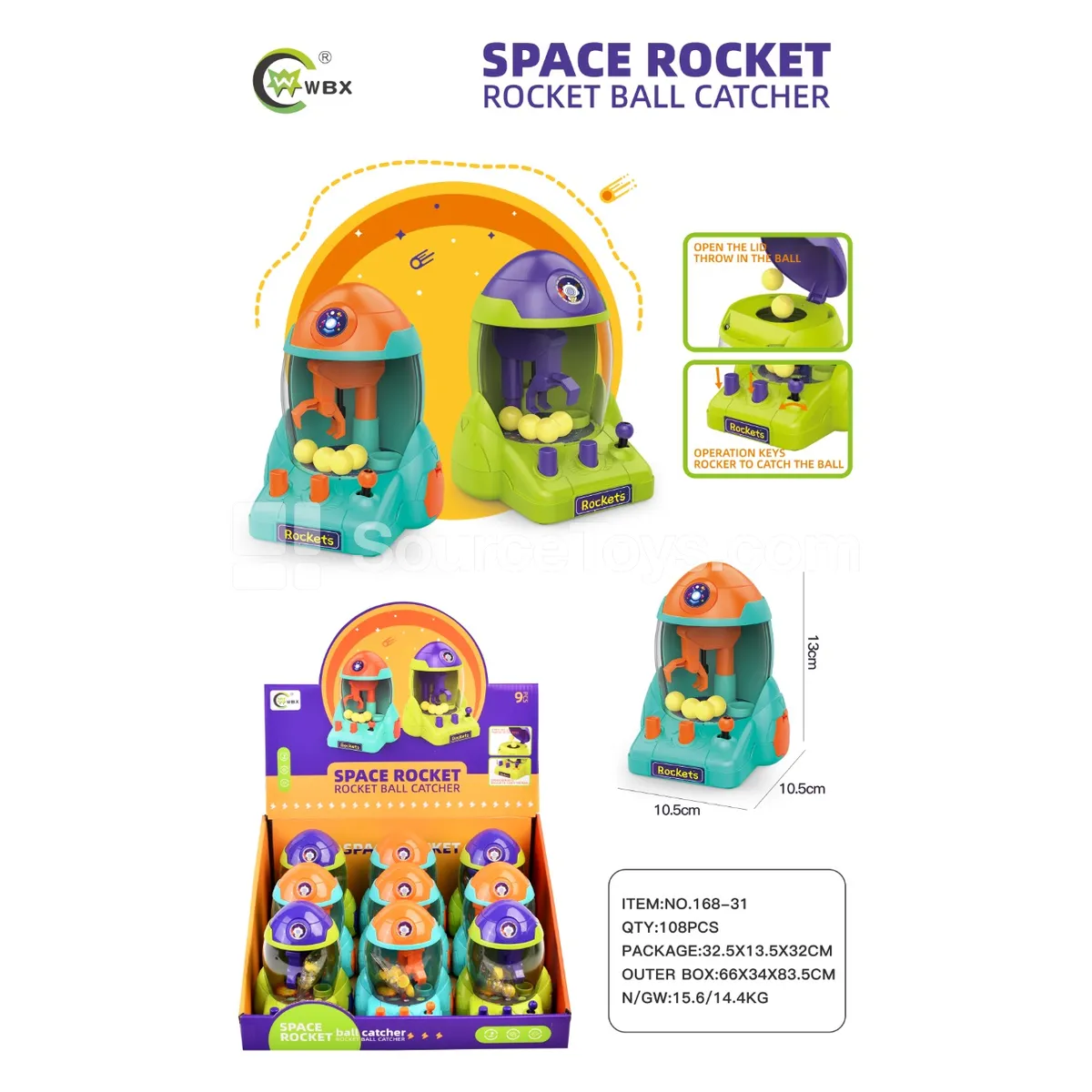 Rocket Claw Machine (9 PCS) Rocket Claw Machine (9 PCS)