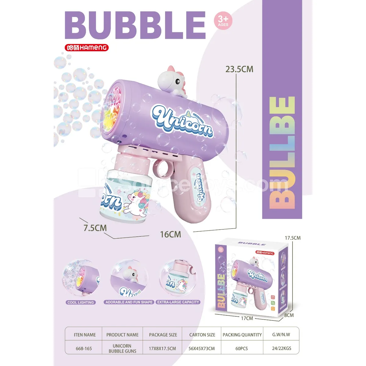 Unicorn Bubble Gun Unicorn Bubble Gun