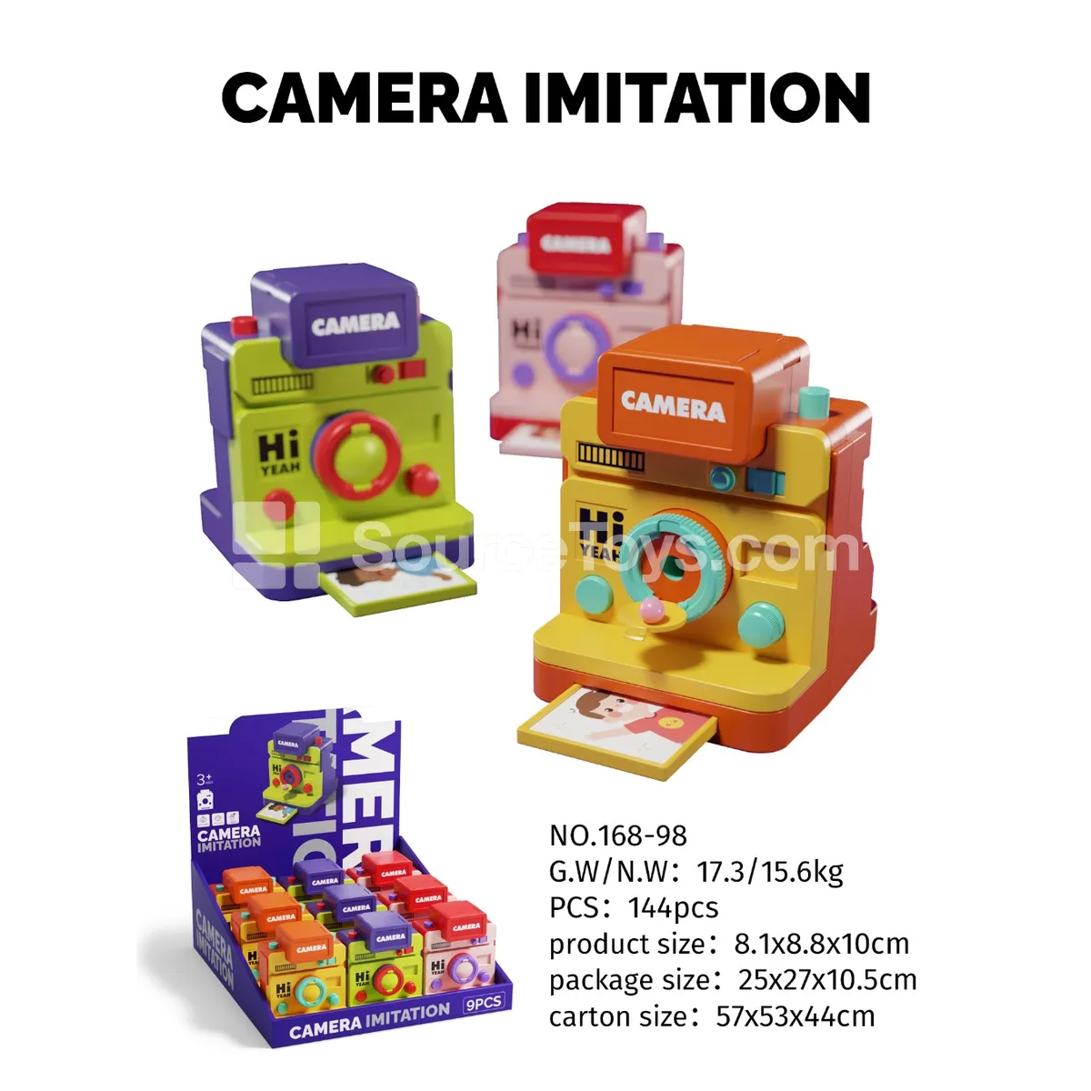 Instant Camera 9PCS 3-Color Assorted Instant Camera 9PCS 3-Color Assorted