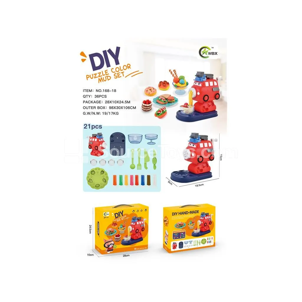 Fire Truck Clay Noodle Maker Fire Truck Clay Noodle Maker