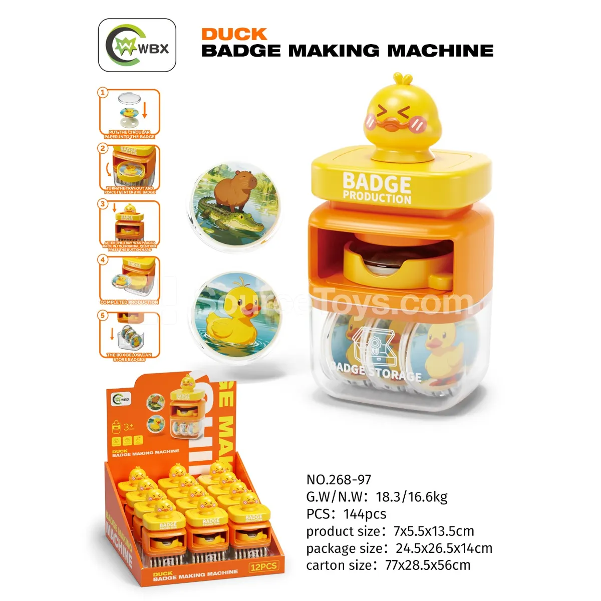 Duck Squishy Maker (12 PCS)