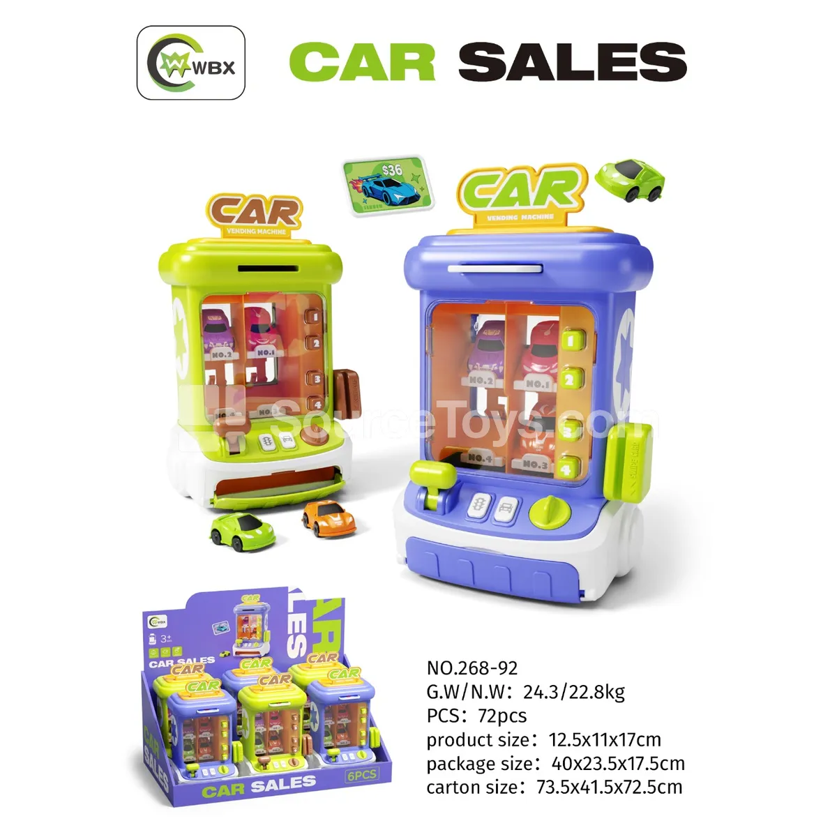 Vending Machine Playset (6PCS) Vending Machine Playset (6PCS)