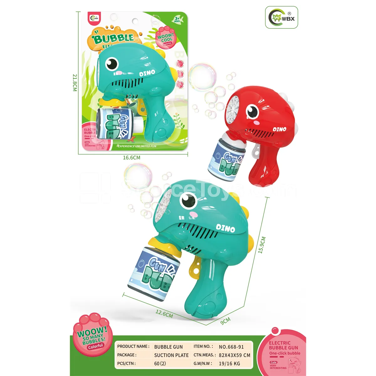 Dinosaur Bubble Gun Dinosaur Bubble Gun