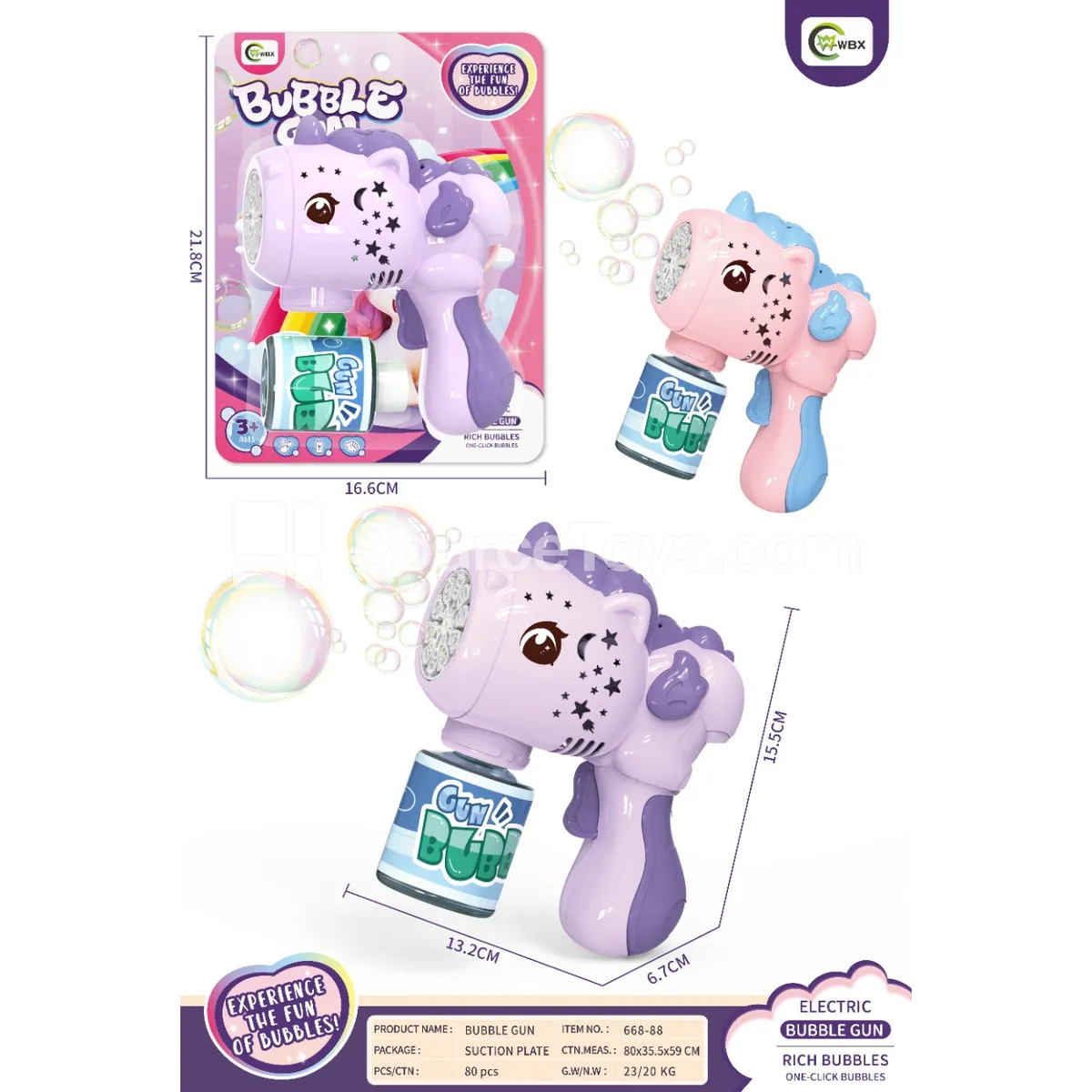 Unicorn Bubble Gun