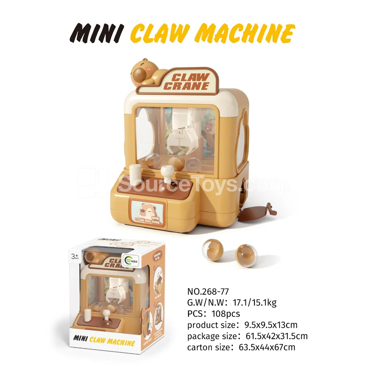 Capybara Claw Machine