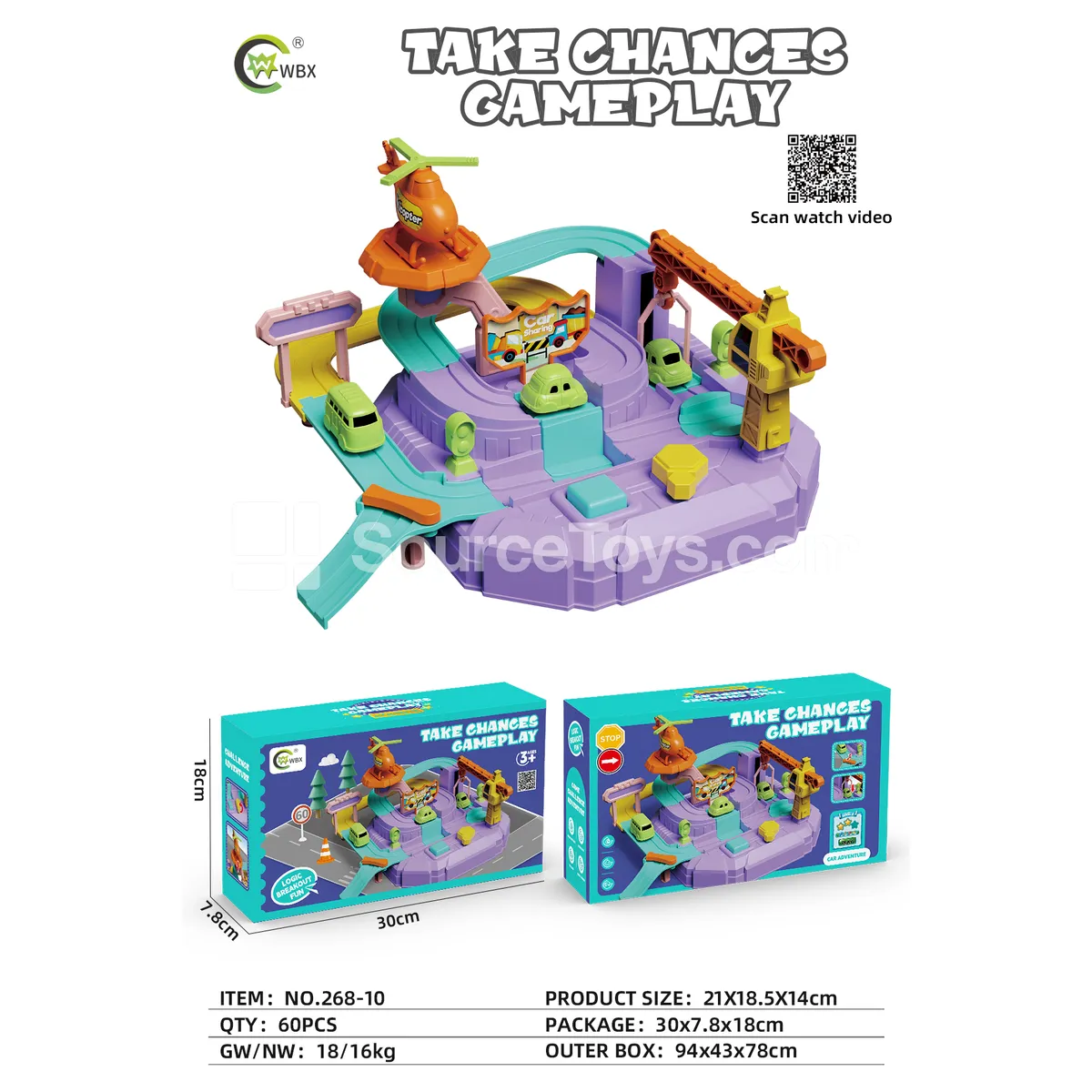 City Adventure Race Track Car Set City Adventure Race Track Car Set