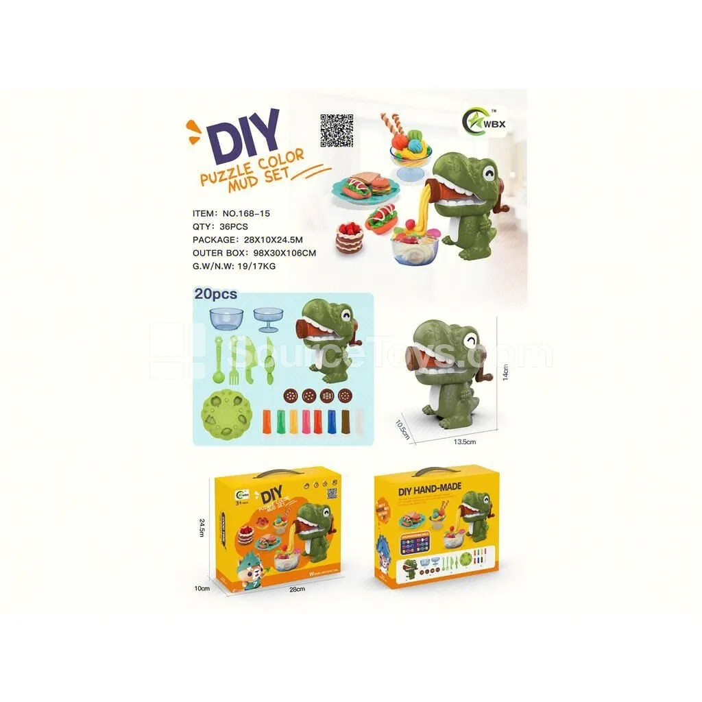 Dinosaur Clay Pasta Maker Dinosaur Clay Pasta Maker