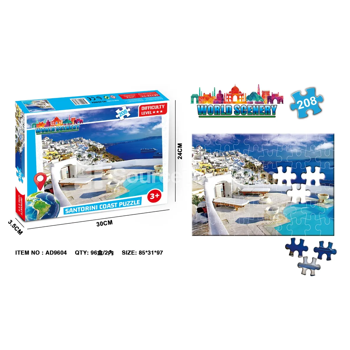 208-Piece Puzzle (Landscape) 208-Piece Puzzle (Landscape)