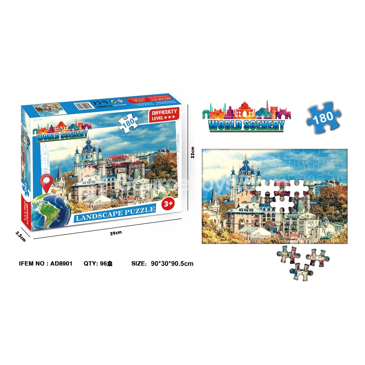 180PCS Jigsaw Puzzle (Landscape) 180PCS Jigsaw Puzzle (Landscape)