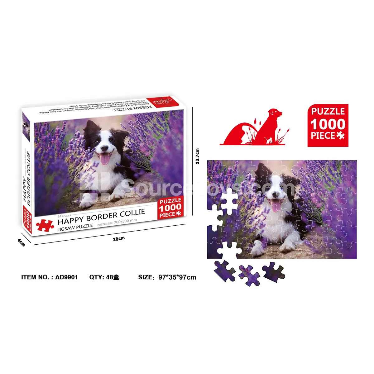 1000-Piece Jigsaw Puzzle (Animals) 1000-Piece Jigsaw Puzzle (Animals)