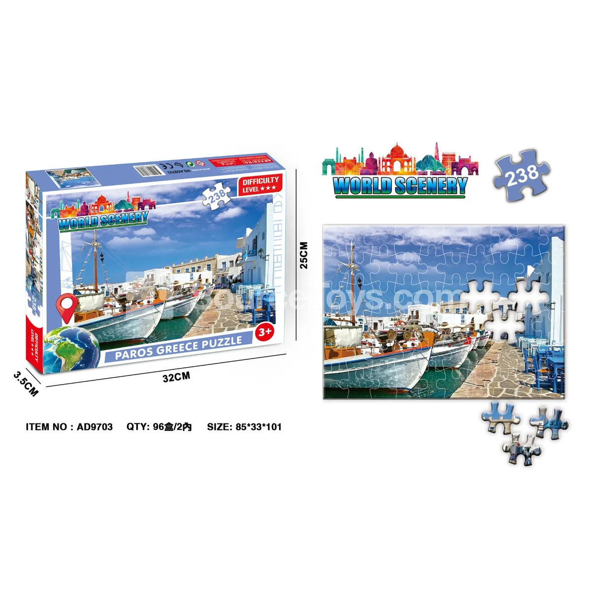 238PCS Jigsaw Puzzle (Landscape) 238PCS Jigsaw Puzzle (Landscape)