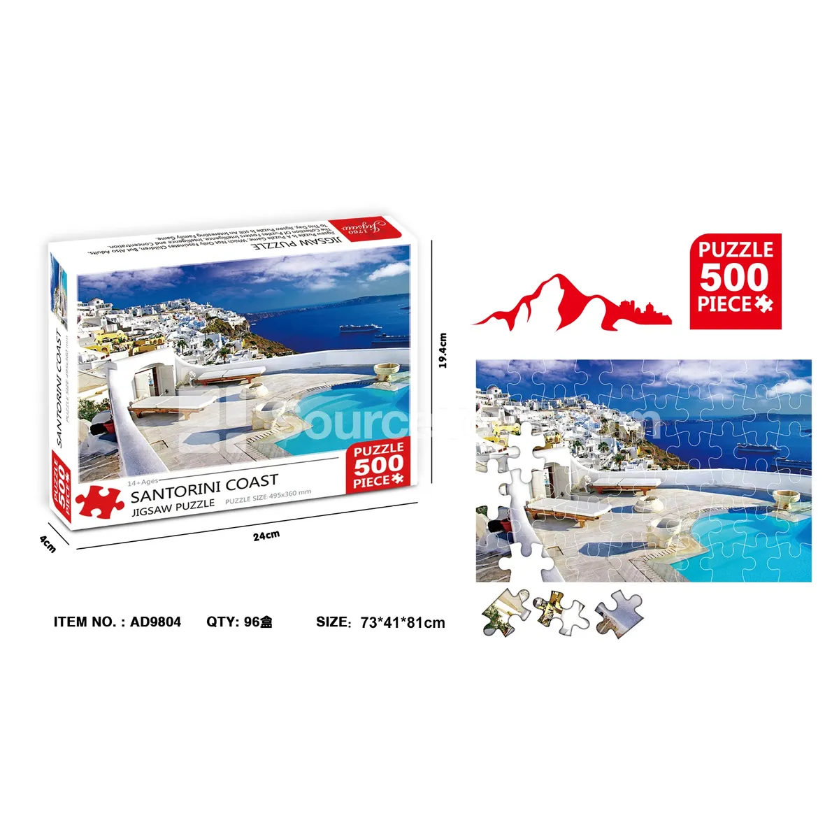 500-Piece Jigsaw Puzzle – Landscape 500-Piece Jigsaw Puzzle – Landscape