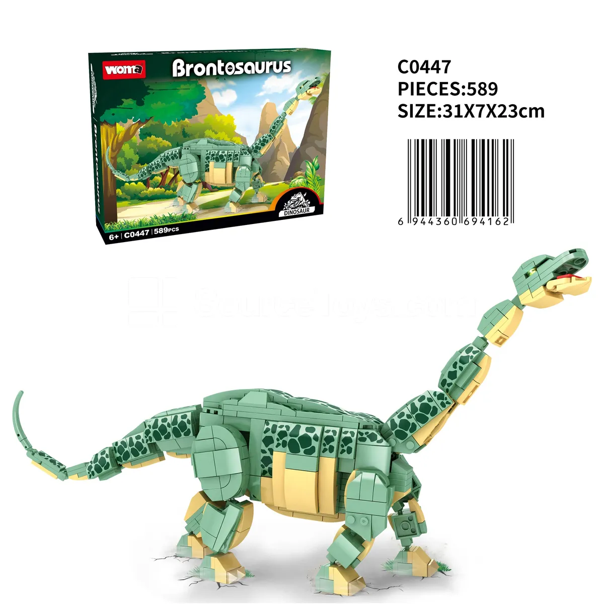Building Blocks Dinosaur Series - Brontosaurus Building Blocks Dinosaur Series - Brontosaurus