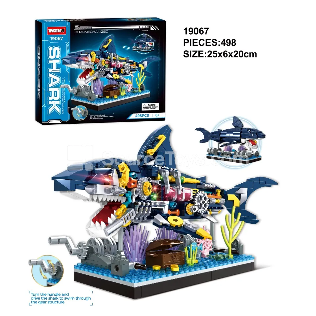Semi-Mechanical Shark Toy Semi-Mechanical Shark Toy