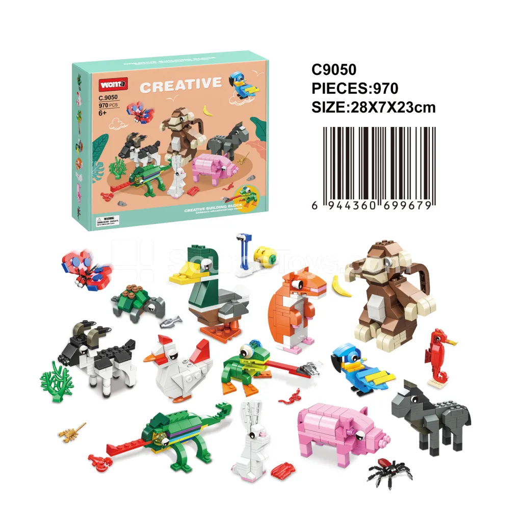 Colorful Zoo Building Blocks Colorful Zoo Building Blocks
