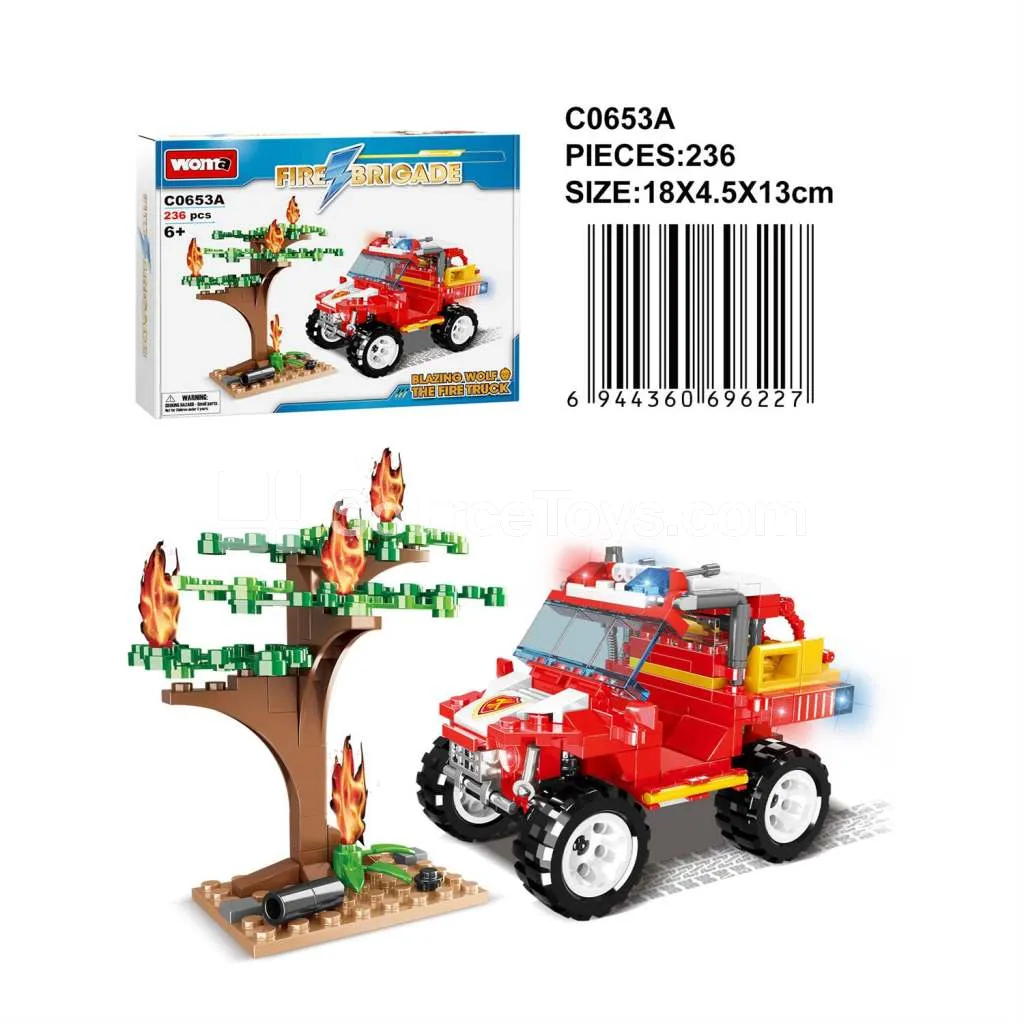 Fire Off-road Vehicle Building Blocks Fire Off-road Vehicle Building Blocks