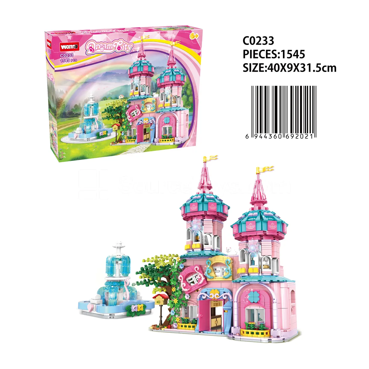 Colorful Magic Castle Building Blocks Colorful Magic Castle Building Blocks
