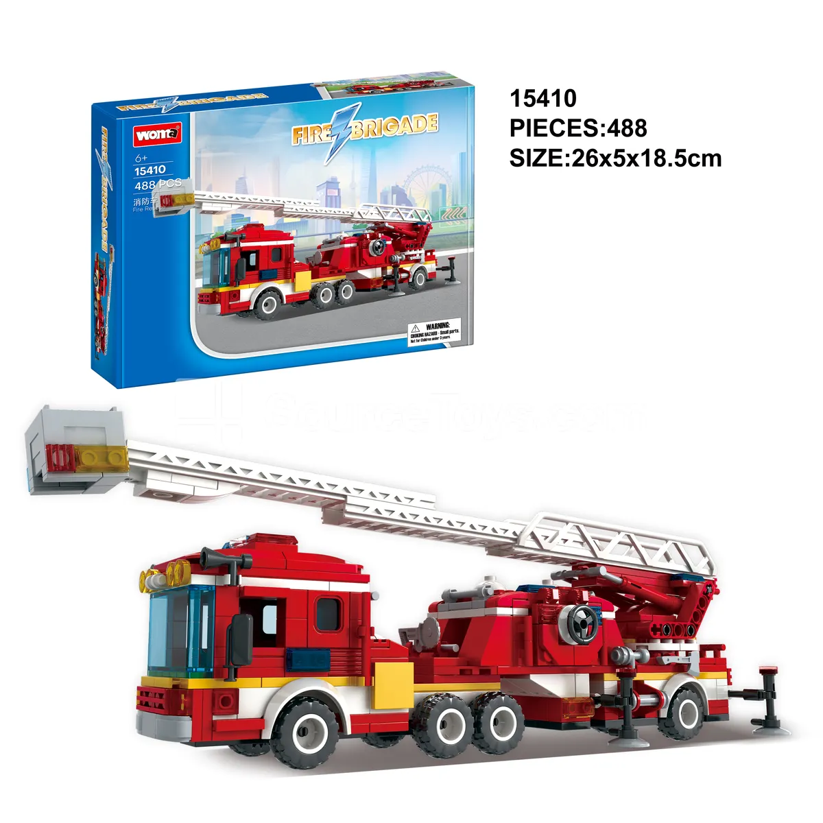 Fire Truck Building Blocks Fire Truck Building Blocks