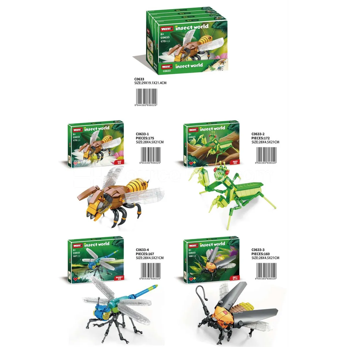 Insect Building Block Set Insect Building Block Set