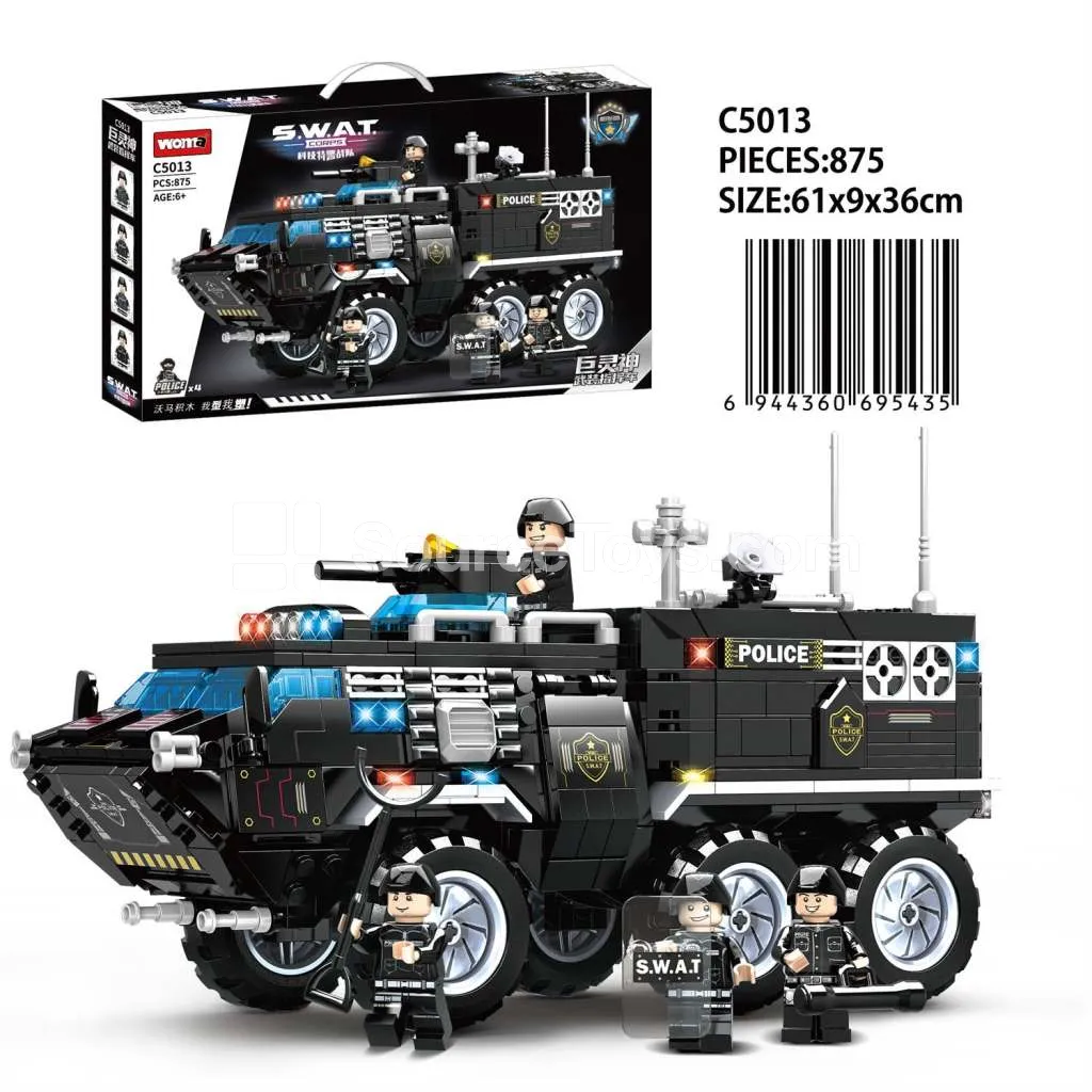 Armed Command Vehicle Building Blocks