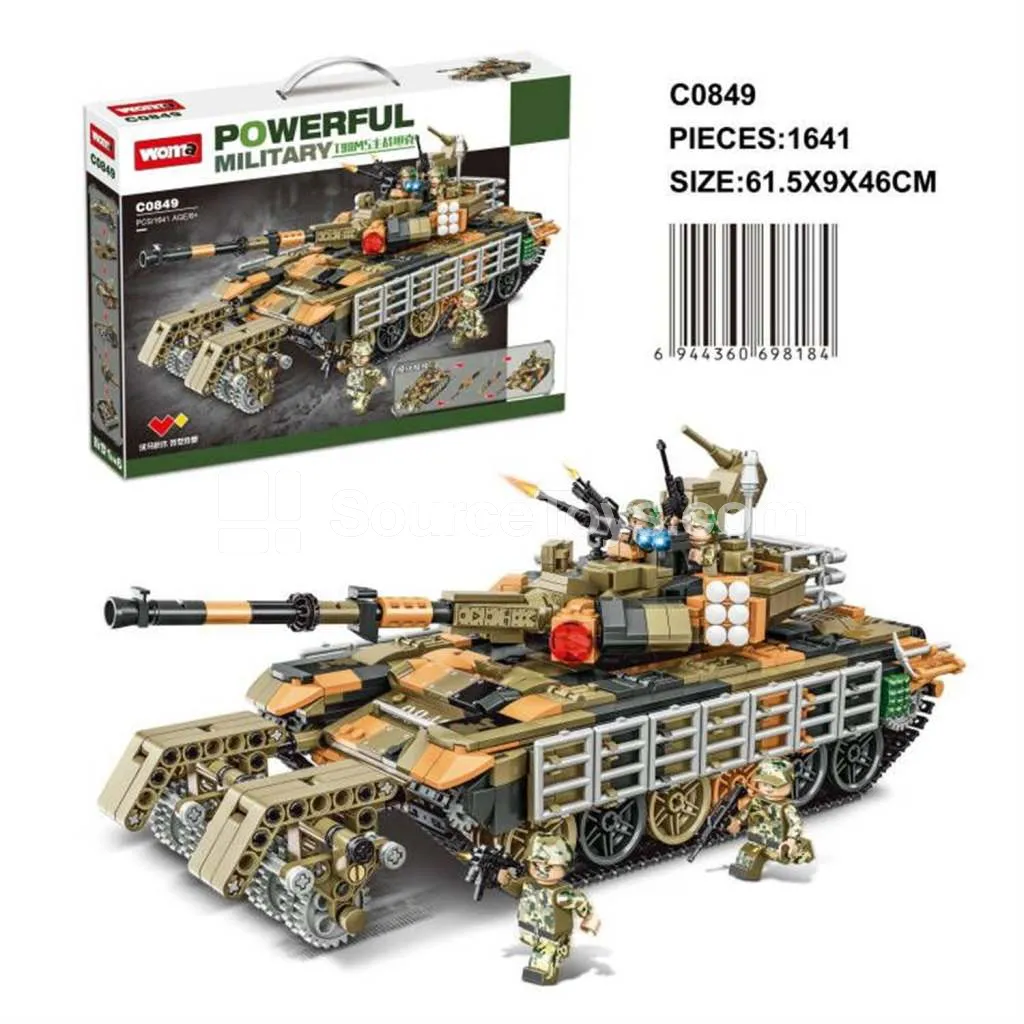 Main Battle Tank Building Blocks Set