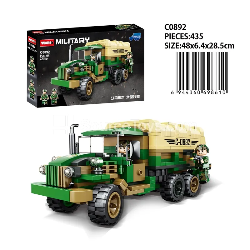 Military Transport Truck Building Set (435 PCS) Military Transport Truck Building Set (435 PCS)