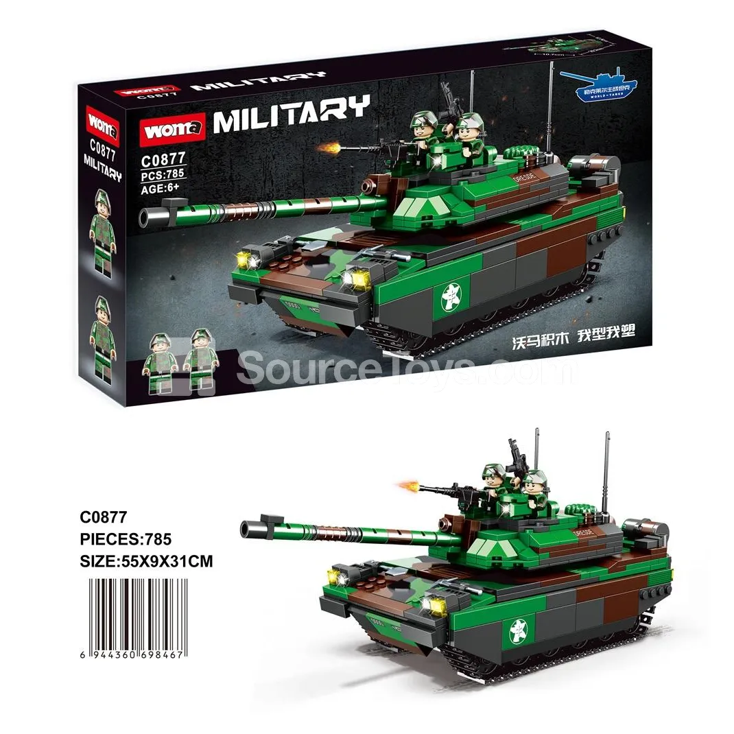 Leclerc Main Battle Tank Building Blocks (785 PCS) Leclerc Main Battle Tank Building Blocks (785 PCS)