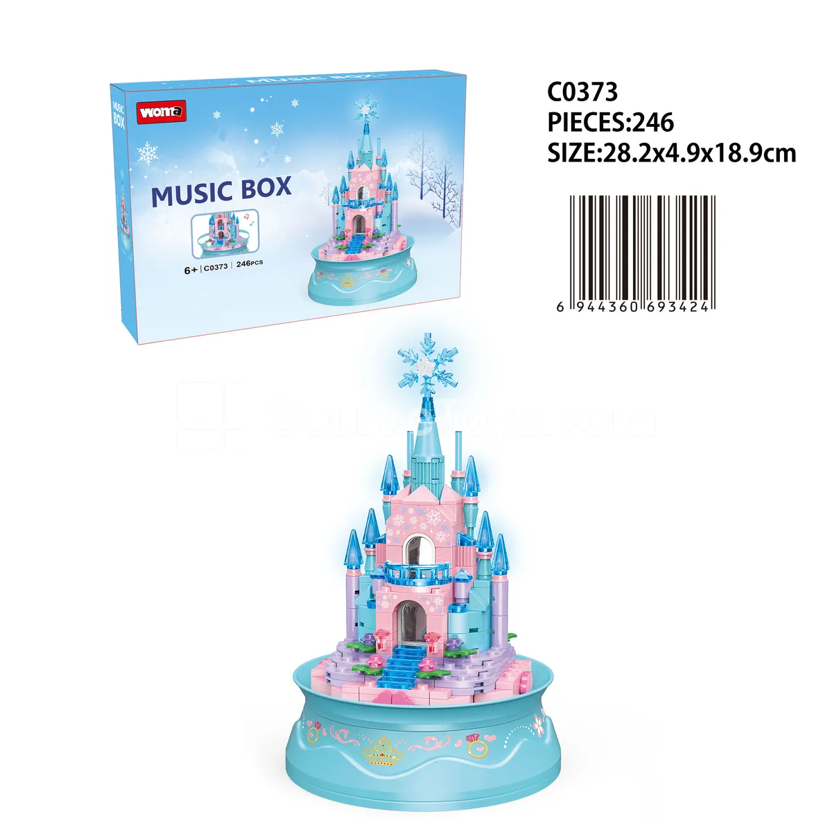 Music Box Series - Ice Castle Building Blocks
