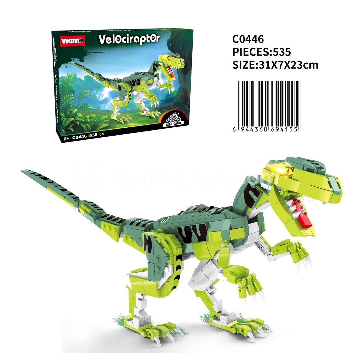 Raptor Building Blocks Set Raptor Building Blocks Set
