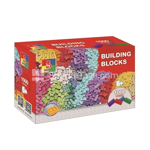 1000-Piece Building Blocks Set